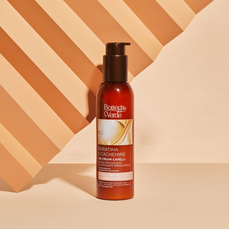 Keratina e Cachemire Linea Capelli shampoo e oli Bottega Verde